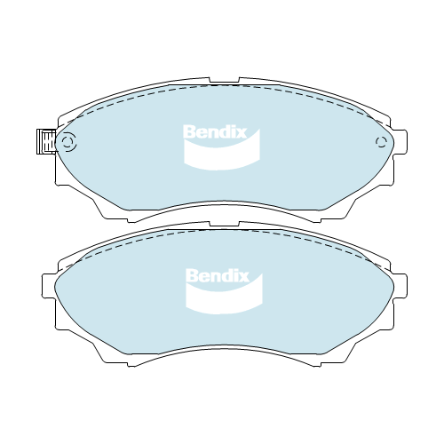 Brake Pads H/Duty Bendix DB1681HD for Ford Ranger PJ Ute TD 3.0LTD WEAT