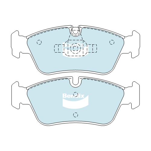 Brake Disc Pad Set  Bendix DB1833 ULT For BMW 1 E87 3 E90 E91 E92