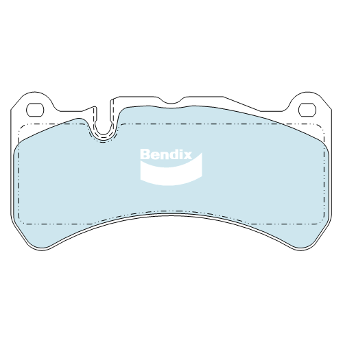 Brake Disc Pad Set  Bendix DB1845 GCT For FORD FALCON FPV FALCON MERCEDES-BENZ