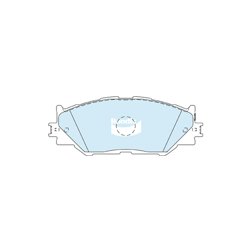 Brake Disc Pad Set Front Bendix DB1852 GCT For Lexus IS GSE20 250 350