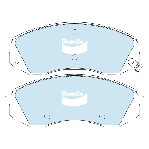 Brake Disc Pad Set Front Bendix DB1940 ULT For HYUNDAI KIA iLOAD CARNIVAL/GRAND CARNIVAL