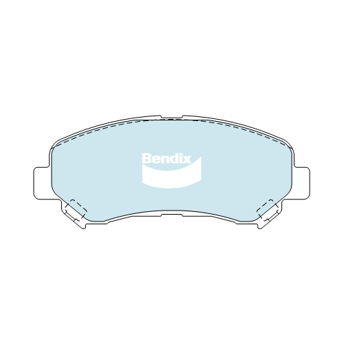 Brake Pads 4WD/SUV Bendix DB19464WD for Nissan X-Trail T31 SUV dCi 4x4 2.0LTD M9R