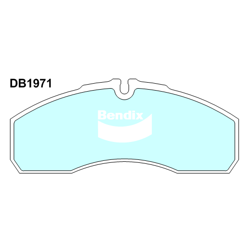 Brake Disc Pad Set  Bendix DB1971 HD For IVECO DAILY 65C18