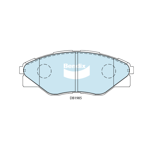 Brake Pads 4WD/SUV Bendix DB19854WD for Toyota Hilux KUN16 Uted 3.0LTD 1KD FTV