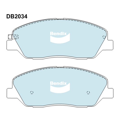 Brake Pads 4WD/SUV Bendix DB20344WD for Hyundai Santa Fe CM SUV 3.3 3.3LTP G6DB