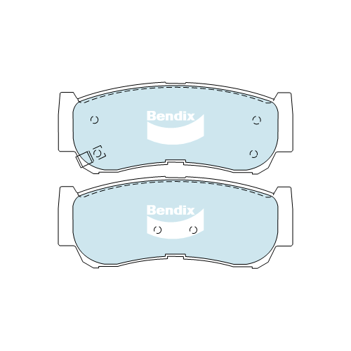 Brake Pads 4WD/SUV Bendix DB20354WD for Hyundai Santa Fe CM SUV 3.3 3.3LTP G6DB