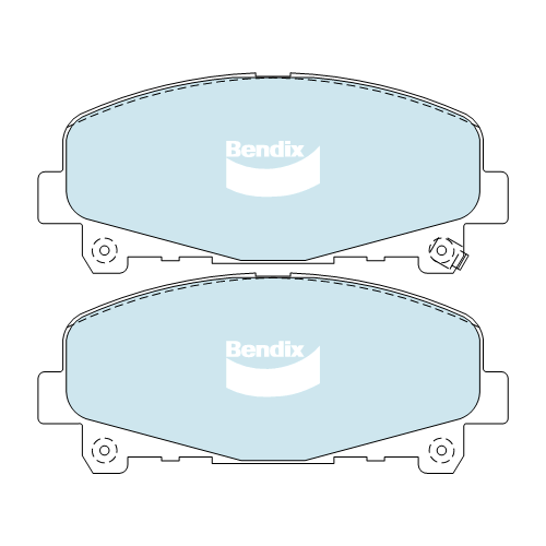 Brake Disc Pad Set Front Bendix DB2118 GCT For HONDA ACCORD EURO 2.4L CP 3.5L CR CU 2.4L 3.5L