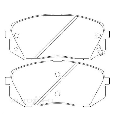 Brake Pads Top Performance DB2174TP