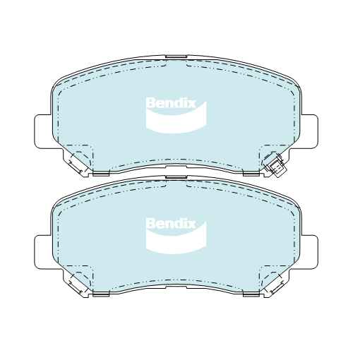 Brake Pads 4WD/SUV Bendix DB22264WD for Mazda CX-5 KE KF SUV 2.0LTP PE VPS