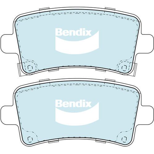 Brake Disc Pad Set  Bendix DB2264 GCT For HOLDEN Insignia AWD Malibu V300 FWD