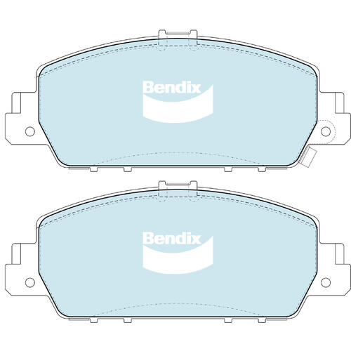 Brake Disc Pad Set  Bendix DB2304 GCT For HONDA Accord CU CR HR-V FWD