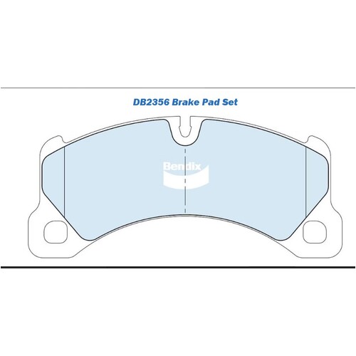 Bendix Front Brake pads DB2356 EURO+