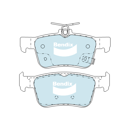 Brake Disc Pad Set  Bendix DB2429 GCT For HONDA Civic FC1 FC6 FK8