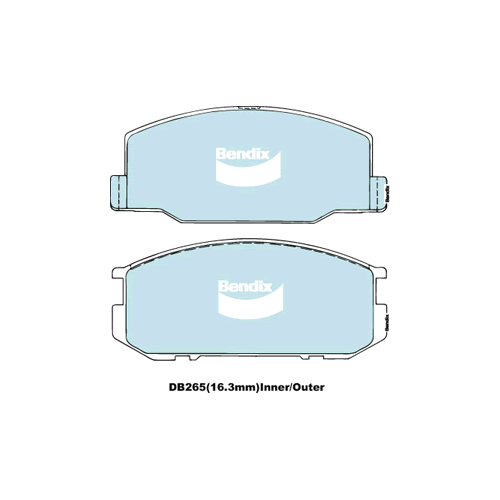 Brake Disc Pad Set Bendix DB265 GCT For Lotus Esprit Excel Toyota Celica