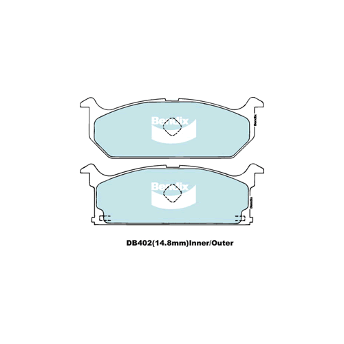 Brake Disc Pad Set  Bendix DB402 GCT For HOLDEN Barina SUZUKI Swift