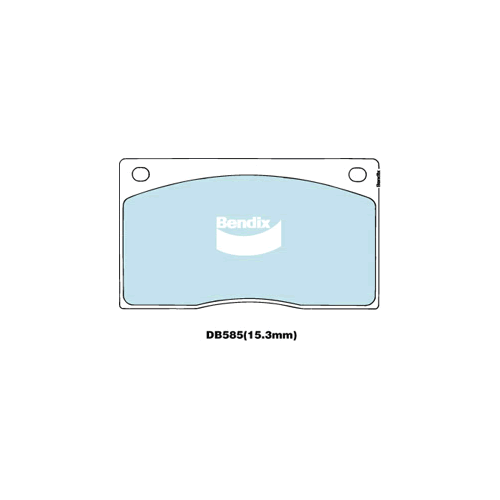 Brake Disc Pad Set  Bendix DB585 GCT For ASTIN MARTIN DB7 DAIMLER JAGUAR XJS