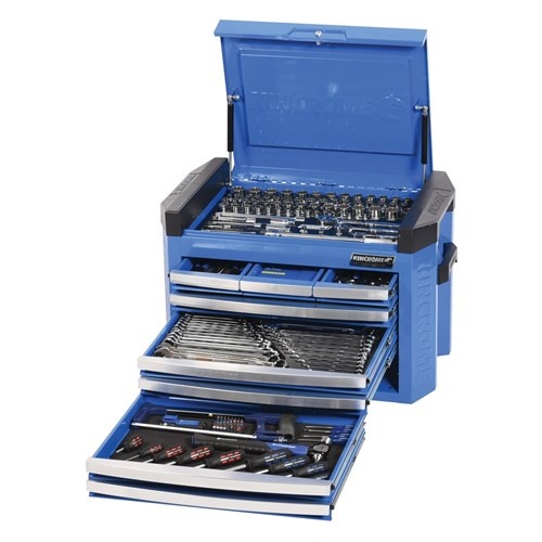 KINCROME CONTOUR® Tool Chest Kit 207 Piece 1/4, 3/8 & 1/2" Drive K1509