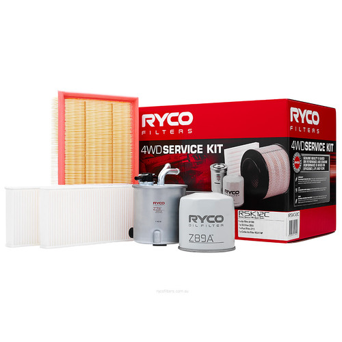 Service Filter Kit RSK12C Ryco For Nissan Navara 2.5LTD YD25DDTi D40 Ute dCi (D40TT  D40T  D40M  D40BB)