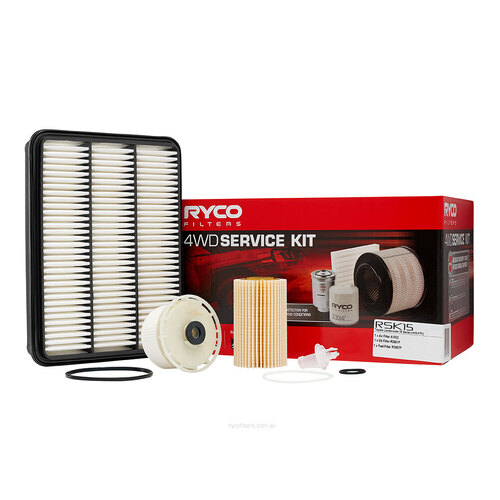 Service Filter Kit RSK15 Ryco For Toyota Land Cruiser 4.5LTD 1VD FTV VDJ79 Pickup 4.5 TD 24V 4x4