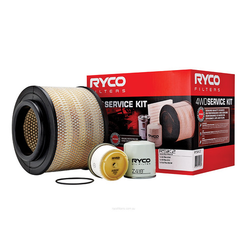 Service Filter Kit RSK2 Ryco For Toyota Hilux 3.0LTD 1KD FTV KUN16 Uted