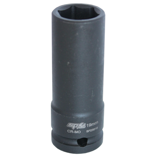 SP Tools Socket Impact Deep 1/2" Drive 6 Point Metric 23mm SP23823