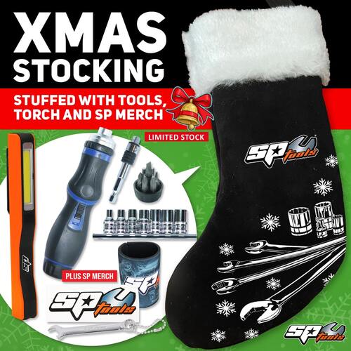 SP Tools Christmas Stocking - Stuffed With Tools - PLUS bonus Merch - Xmas Sale