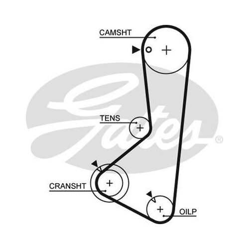 Timing Belt Gates T230 For GREAT WALL MITSUBISHI