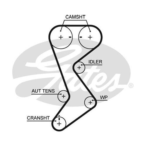 Timing Belt Gates T265 For CHRYSLER JEEP