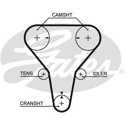 Timing Belt Gates T308 For FORD