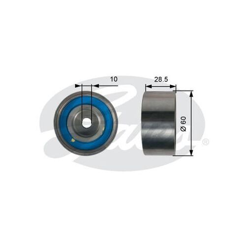 Timing Belt Idler Gates T42226 for Mitsubishi Triton ML,MN C/Chassis DiD (KA4T) 2.5 Diesel 4D56 HP,4D56