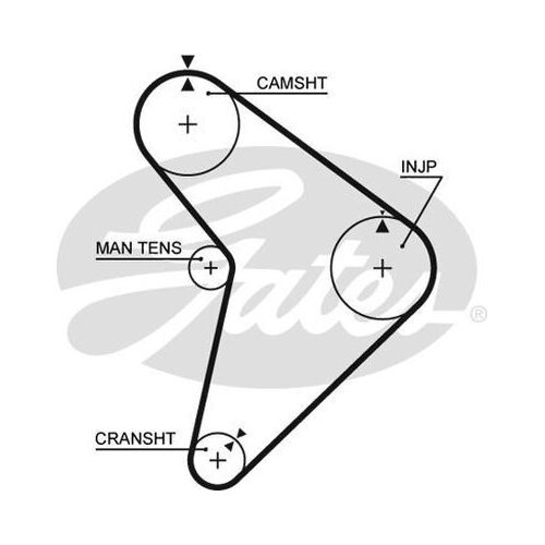 Timing Belt Gates T866