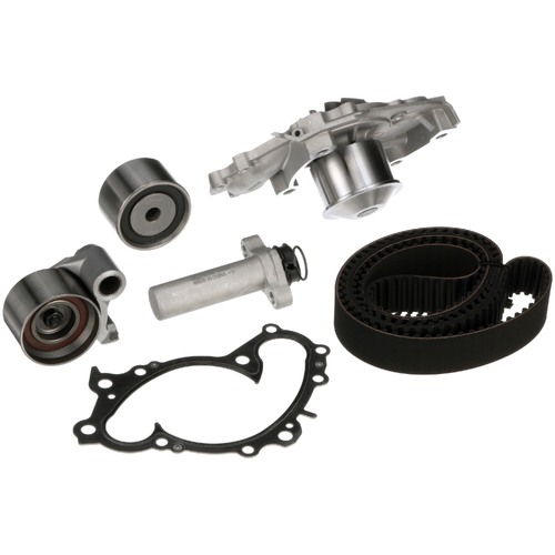 Timing Belt Kit with Hydraulic Tensioner & Water Pump Kit Gates TCKHWP257