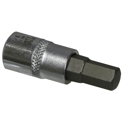 9/32" x 1/4"Dr. In-Hex Socket 35mm L T&E Tools 12909