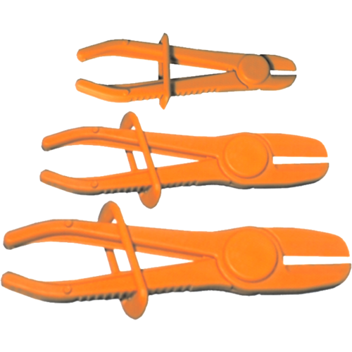 3Pc. Flexible Line Clamp Pliers Set T&E Tools 2075