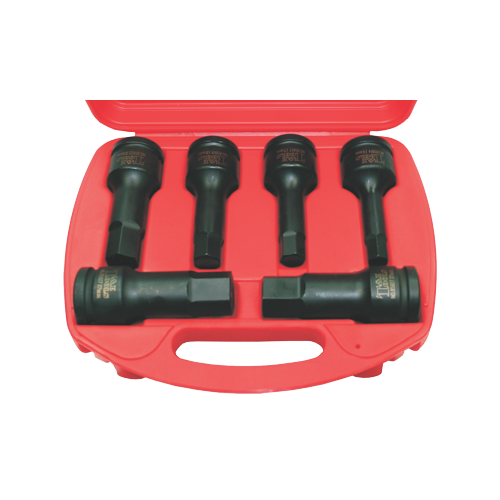 6 Piece Metric In-Hex 3/4" Drive Impact Sockets T&E Tools 98706