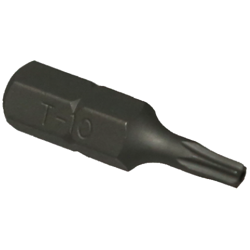 T10 1/4" Hex Tamper Torx Bit T&E Tools T3010