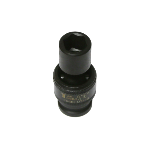 9/16" x 1/2" Drive 6 Point Impact Universal Socket (SAE) T&E Tools U7418