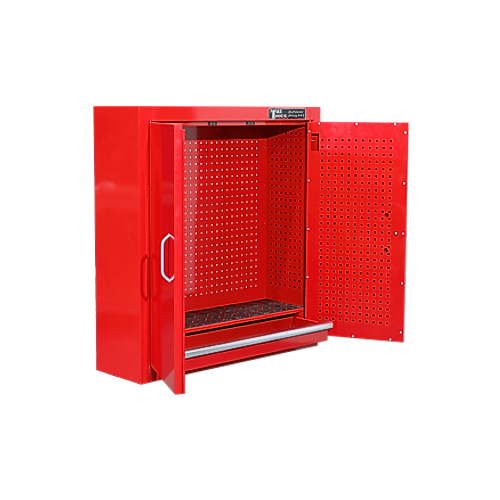  32" Wall Cabinet with Ball Bearing Drawer - Red T&E Tools TE-WC32RD