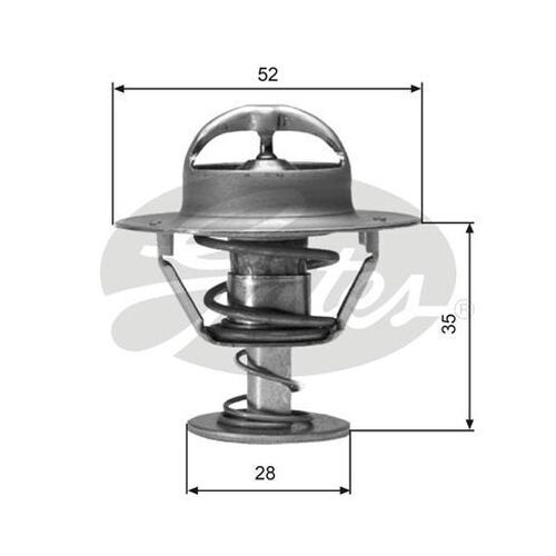 Thermostat Coolant Gates TH04382G1 For Honda Lexus Mazda