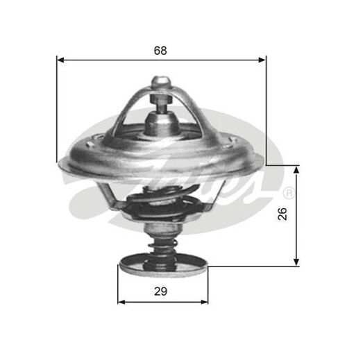 Thermostat Gates TH08983G1 for PEUGEOT 405 15B Diesel 1988-92 1.9L