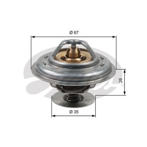 Thermostat Gates TH13287G1 for VW TRANSPORTER 2.5L AUDI 90 2.3L BENTLEY MULSANNE 6.8L