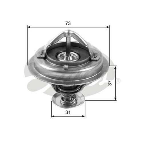 Thermostat Gates TH24582G1 for Toyota Landcruiser Dyna Daihatsu Rocky Delta Diesel