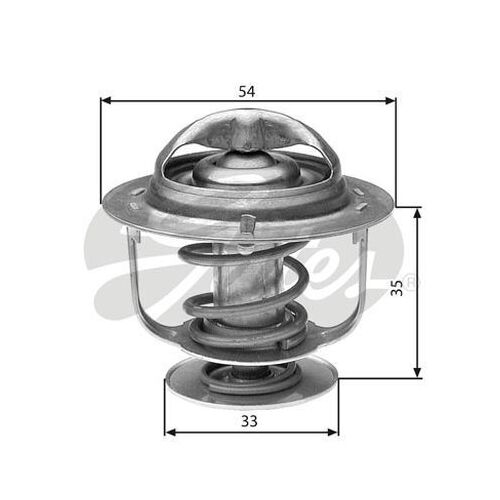 Thermostat Gates TH29988G1 for HYUNDAI S COUPE SLC EXCEL X-3 1990-2000 1.5L Petrol