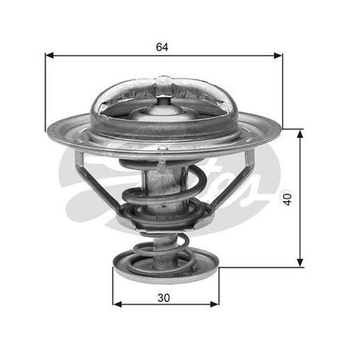 Thermostat Gates TH32197G1 for Lexus GS LS LX SC Mazda 929 Toyota Caldina Celica MR2 Soarer