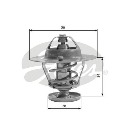 Thermostat Gates TH31682G1 for Toyota Regius Hiace Hilux Coaster 2.4L Petrol