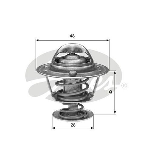 Thermostat Gates TH32576G1 for Nissan Pulsar Toyota Pase 1991-2000 1.5L 1.6L Petrol