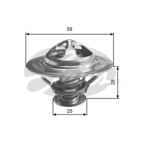 Thermostat Gates TH34590G1 for VOLVO S80 184 XC90 275 1998-2006 Petrol