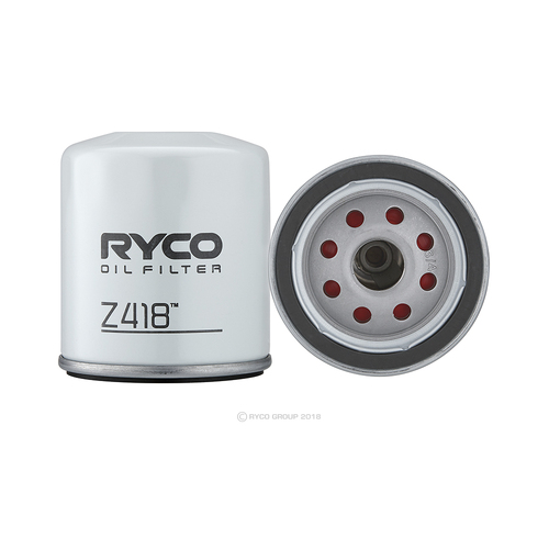 Oil Filter Z418 Ryco For Ford Ranger 2.5LTD WLAT PK Cab Chassis TDdi