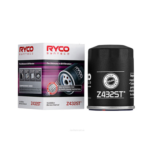 Oil Filter Z432ST Ryco For Toyota RAV 4 2.4LTP 2AZ FE ACA22 ACA23 SUV